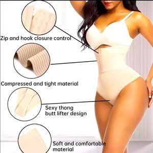 COPY - High Waist Butt lifter Thong Panty